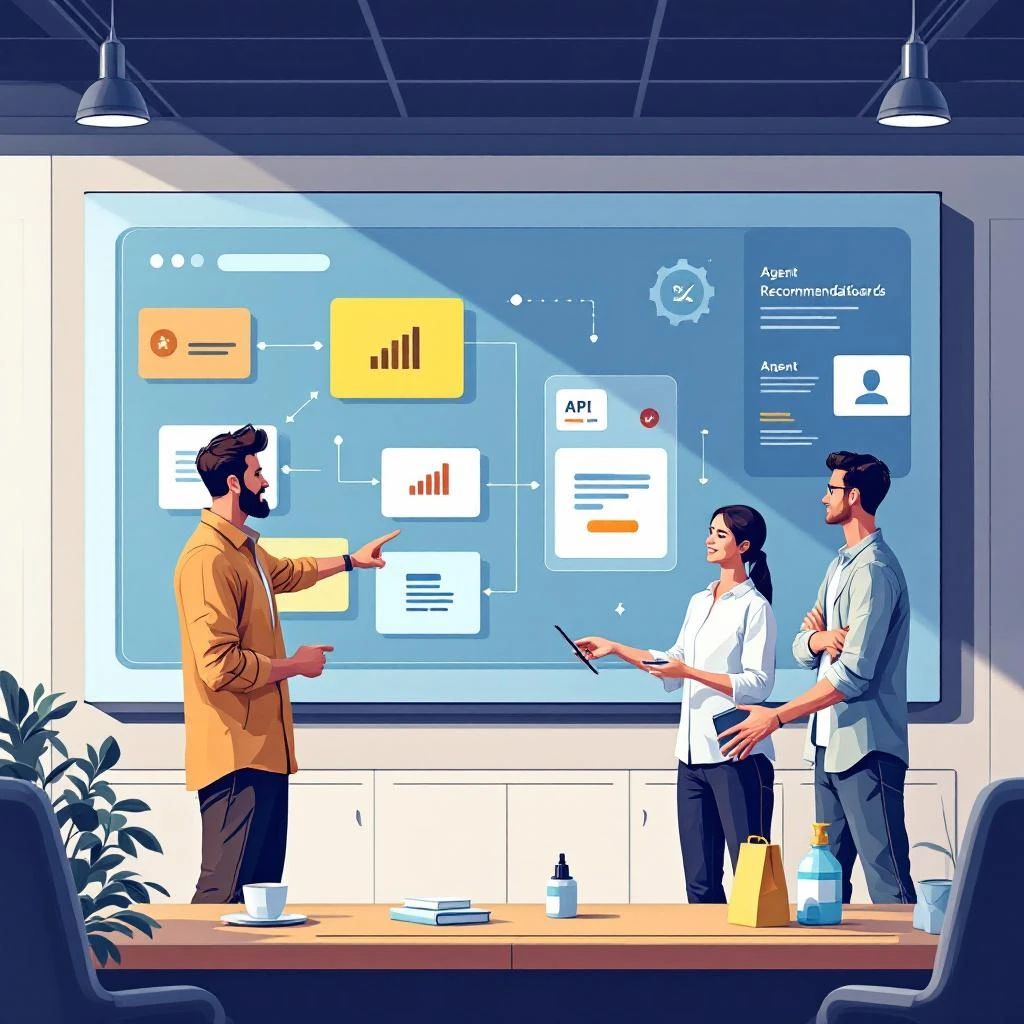 Image mise en avant pour l'article : Se préparer aux agents IA de Google : plan actionnable pour votre marque