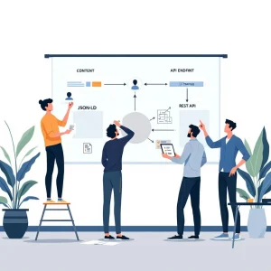 Image mise en avant pour l'article : Devenir Preferred Source pour agents IA : stratégie SEO WordPress
