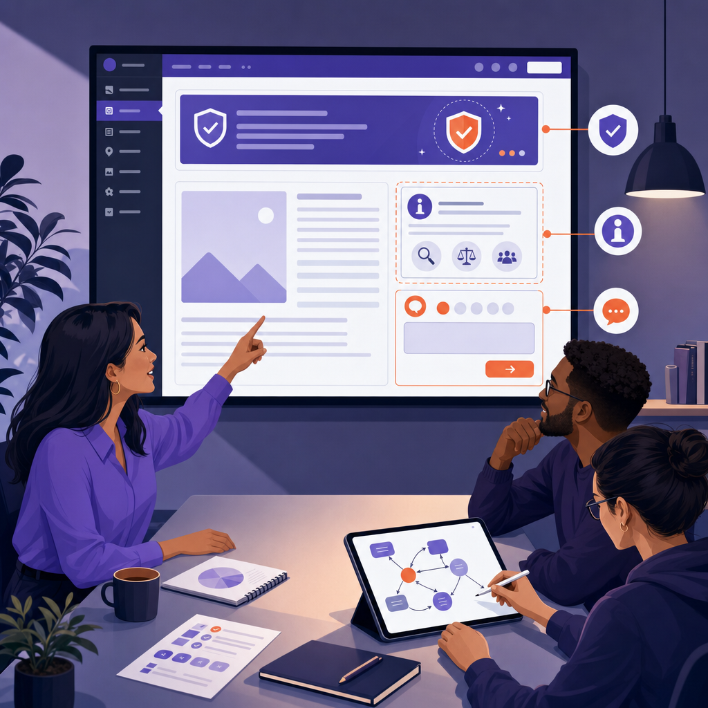 Image mise en avant pour l'article : Afficher des signaux de confiance IA sur WordPress : guide pour agences et communicants