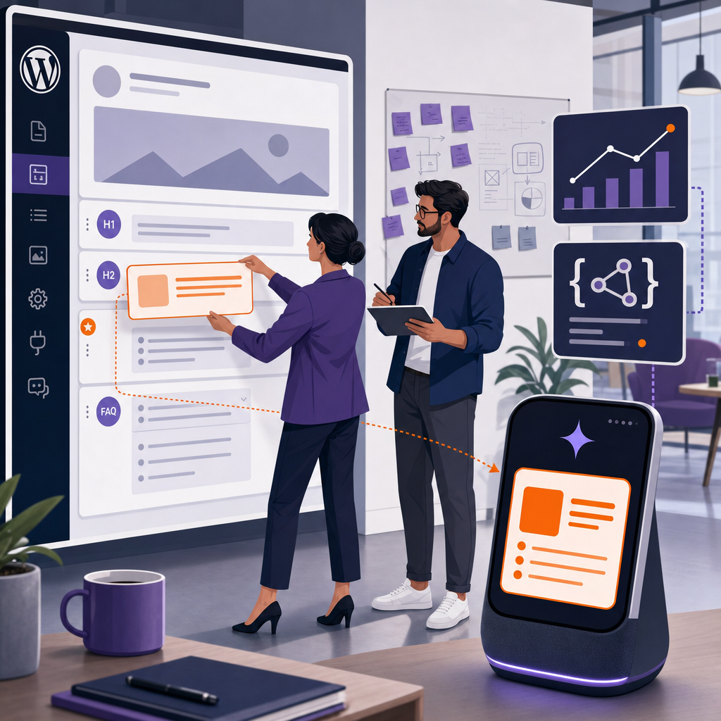 Image mise en avant pour l'article : Quand Gemini remplace Google Assistant : adapter votre SEO WordPress