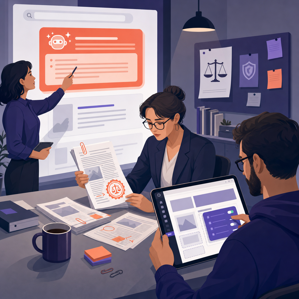 Image mise en avant pour l'article : Contenus, droits d’auteur et SEO : préparer votre site WordPress