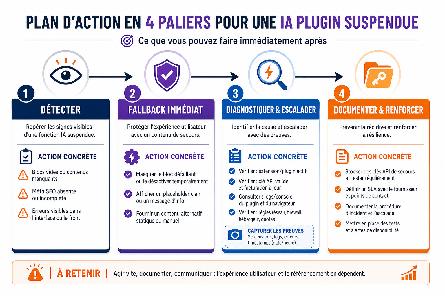 Illustration inline pour l'article : Quand un plugin WordPress suspend une fonction d'IA : guide opérationnel pour communicants et responsables SEO