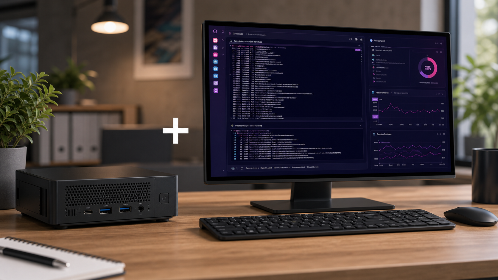 Mini-PC industriel et station Linux pour setup d’automatisation